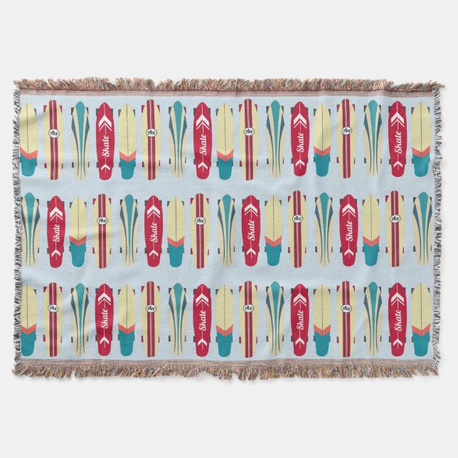 Vintage Skateboards Decke (Vorderseite)