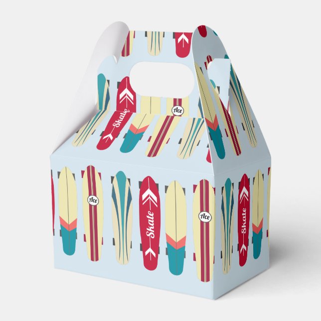 Vintage Skateboards Geschenkschachtel (Vorderseite)