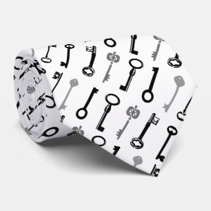 Vintage Skeleton Schlüssel-Krawatte Krawatte