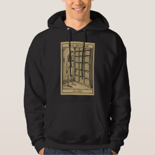 Vintage-Skelett-Archiv-Illustration Aufzeichnung Hoodie