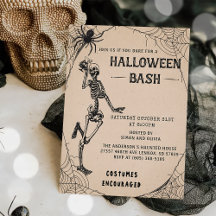 Vintage-Skelett-Erwachsene-Halloween-Party