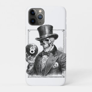 Vintage-Skelett mit Zylinder und 8-Ball Case-Mate iPhone Hülle