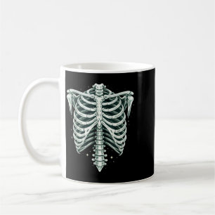 Vintage-Skelett-Rippenkäfig Halloween Gotische Ana Kaffeetasse