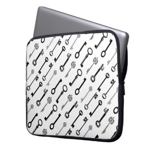 Vintage-Skelett-Schlüsseltasche Laptopschutzhülle