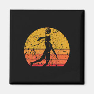 Vintage Sketch Silhouette Retro Sentiero in Cresta Magnet