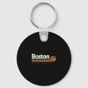 Vintage Sketll Boston City B-ll Retro Streifen Schlüsselanhänger