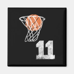 Vintage Sketll Trikot Nummer 11 Spieler Nummer Magnet