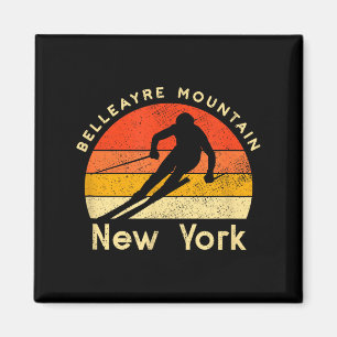 Vintage-Ski Belleayre Mountain New York Berg Magnet
