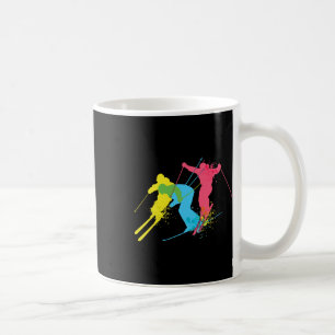 Vintage-Ski-Geschenke für Männer Kaffeetasse