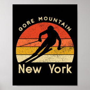 Vintage Ski Gore Mountain New York Gebirge  Poster