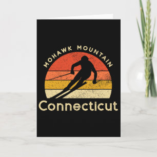 Vintage-Ski Mohawk Mountain Connecticut Berg Karte