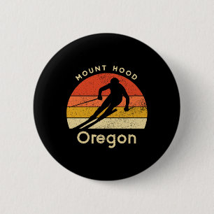 Vintage-Ski Mount Hood Oregon Berg Button