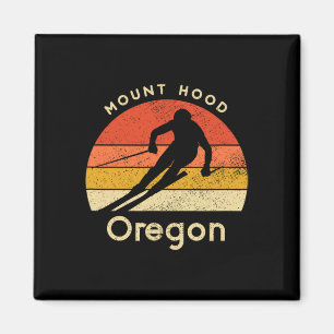 Vintage-Ski Mount Hood Oregon Berg Magnet