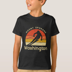 Vintage-Ski Mount Spokane Washington Berg  T-Shirt