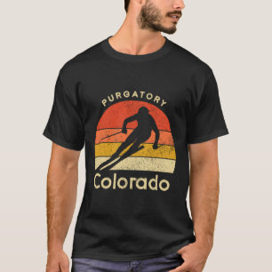 Vintage Ski Purgatory Colorado Berg T-Shirt