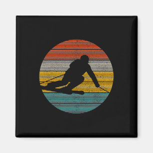 Vintage-Ski-Wintersport-Rennsport-Abfahrtsläufer G Magnet