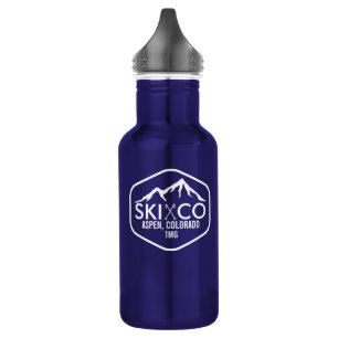 Vintage-Skiberg Aspen Colorado monogrammiert Trinkflasche