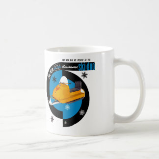 Vintage Skidoo Schneemobil Kaffetasse Kaffeetasse