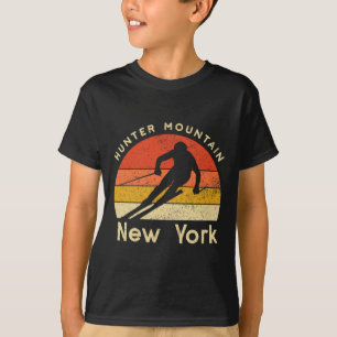 Vintage Skijäger Berg New York Gebirge T-Shirt