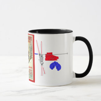 Vintage-Skiplakat, Chamonix, Mont Blanc Tasse