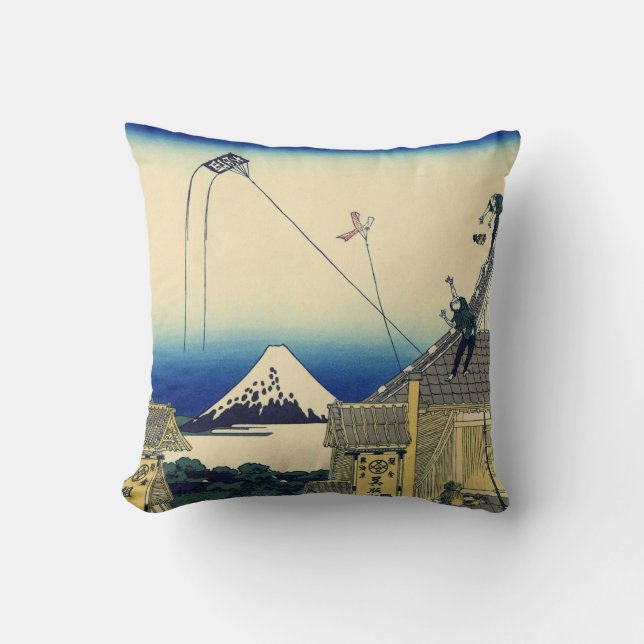 Vintage Skizze des Mitsui Geschäftes der Fujisan Kissen (Vorderseite)