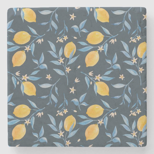 Vintage Skizze, Grußkarten-Design. Steinuntersetzer (Vorderseite)