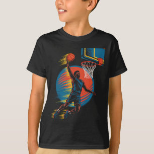 Vintage-Skizze-Spieler-Geburtstag für Männer Junge T-Shirt