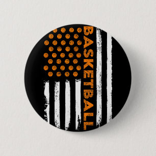 Vintage-Skizze USA-Flagge 4. Juli Skizze Männer Ju Button