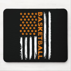 Vintage-Skizze USA-Flagge 4. Juli Skizze Männer Ju Mousepad