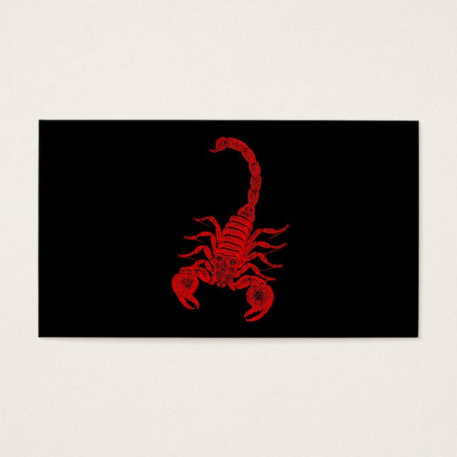 Vintage Skorpion-Illustration - Rote Skorpione der (Vorderseite)