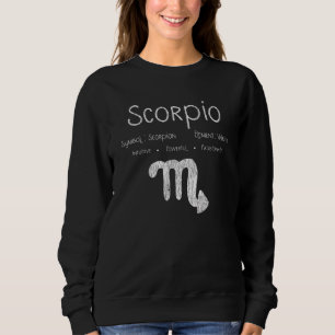 Vintage-Skorpion-Sternzeichen-Horoskop-Geburtstags Sweatshirt