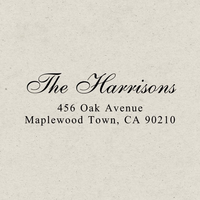 Vintage Skriptkalligrafie Einfach Permastempel (Von Creator hochgeladen)