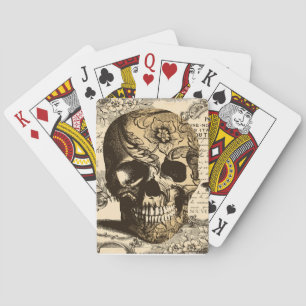 Vintage Skull Spielkarten
