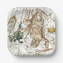 Vintage Sky Map Constellation of Hercules