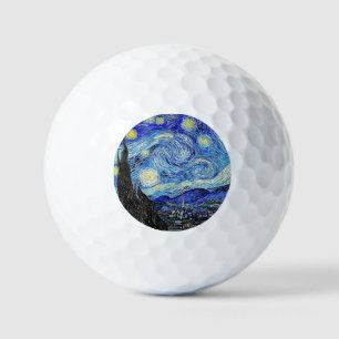 Vintage Sky Nacht Sternennacht Golfball