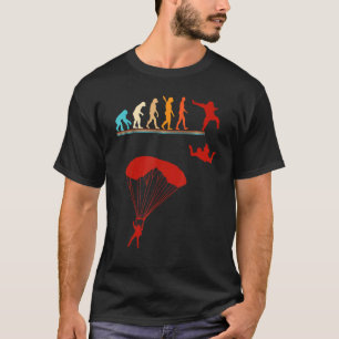 Vintage Skydiving Evolution Skydiving Fallschirm j T-Shirt