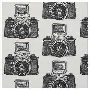 Vintage SLR-Kamera - Schwarz Stoff