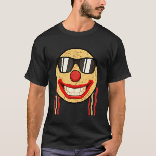 Vintage Smiley Gesicht 70er Jahre Vibe Gelbes Läch T-Shirt