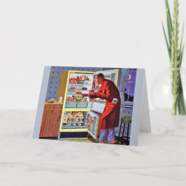 Vintage Snackkarte für späte Nacht Karte