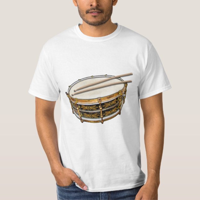 Vintage Snare Drum T-Shirt (Vorderseite)