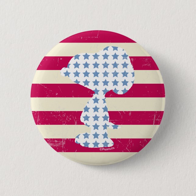 Vintage Snoopie Button (Vorderseite)