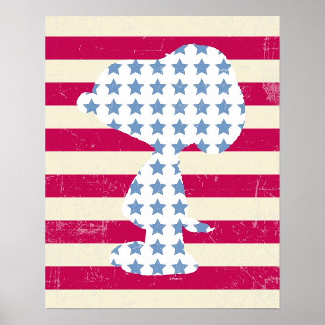 Vintage Snoopie Poster (Vorne)