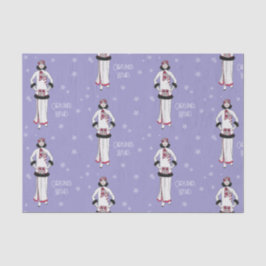 Vintage Snow Queen Christmas Seidenpapier