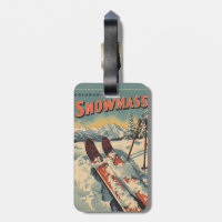 vintage SNOWMASS Winter Aspen Colorado Skigeschenk