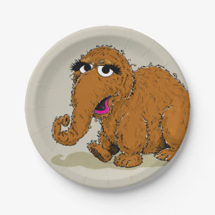 Vintage Snuffleupagus Pappteller
