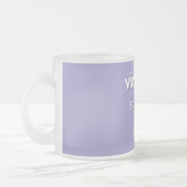 vintage SO!Trouble-Logo und Tagline auf Schwarz Mattglastasse