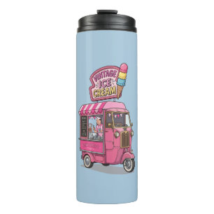 Vintage-Soft-Eis-Lieferwagen Thermosbecher