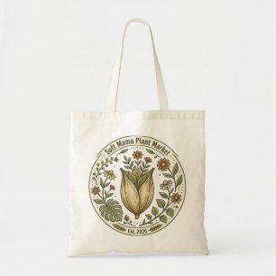 Vintage Soft Mama Pflanzenmarkt Retro Botanisch Sc Tragetasche