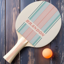 Vintage Soft Sea Muschel Streifen mit Namen