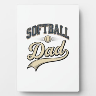 Vintage Softball Vater Sport Vater Shirt Design (2 Fotoplatte